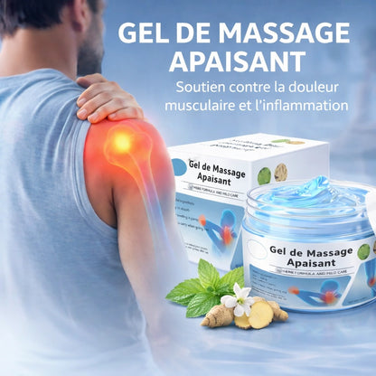 Gel apaisant pour les douleurs musculaires, détendez vos articulations et vos muscles  CI